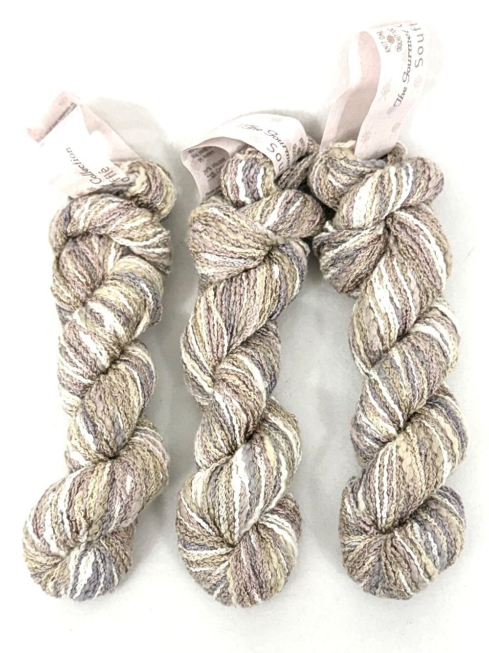 Knit One Crochet Too Soufflé Yarn Gourmet Collection Color 71111 Three New Hanks
